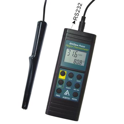 8721 AZ Portable Temperature Humidity Meter
