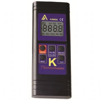 8803 AZデュアルチャンネルKタイプ熱電対温度計