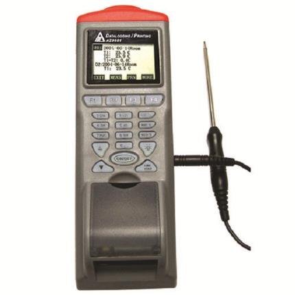 9812 AZ IR Thermometer-Datenlogger-Drucker mit externer Thermistor-Sonde
