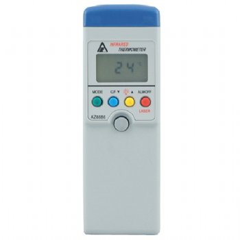 8886 AZ tipo palillo termómetro de infrarrojos con alarma