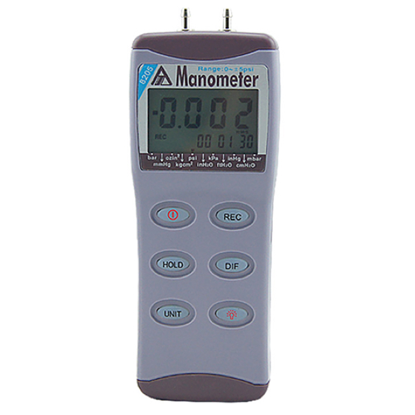 8205 AZ Tragbares 5 psi-Digitalmanometer