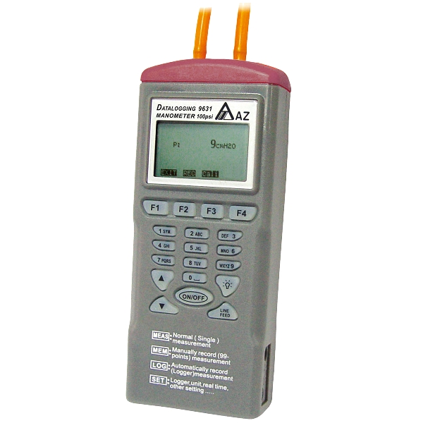 96315 Registrador de dados do manômetro de pressão digital AZ 15 psi