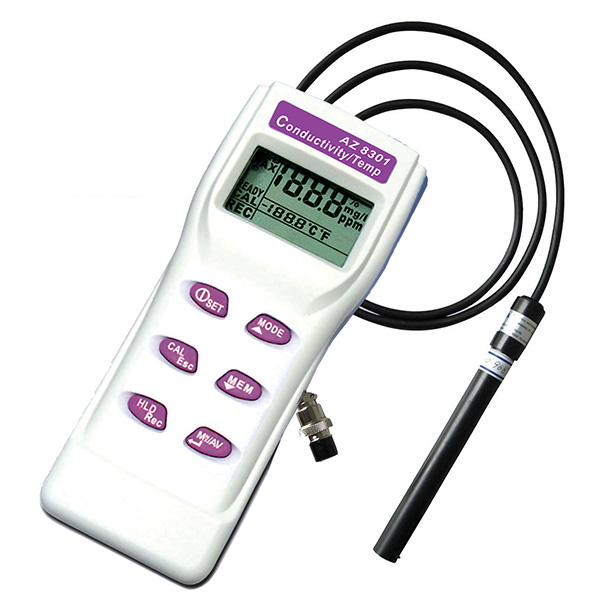 Medidor de Condutividade Elétrica Portátil de 8301 AZ Digital Water Quality Tester