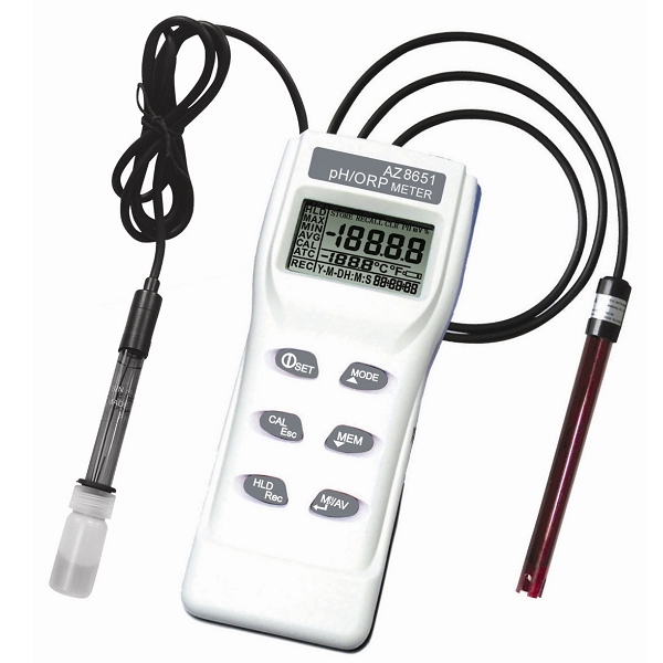 8651 AZ 휴대용 디지털 수질 ORP 및 pH 측정기