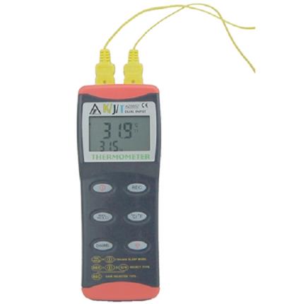 8852 AZ Thermoelement-Thermometer mit zwei Eing&#xE4;ngen, Typ K, J, T