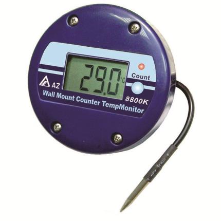 8800K AZ Waterproof IP65 Thermometer with Time Counter