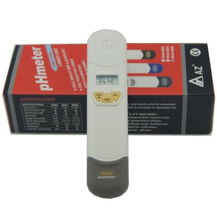 8680 AZ IP65 Teste de qualidade da &#xE1;gua pH Pen