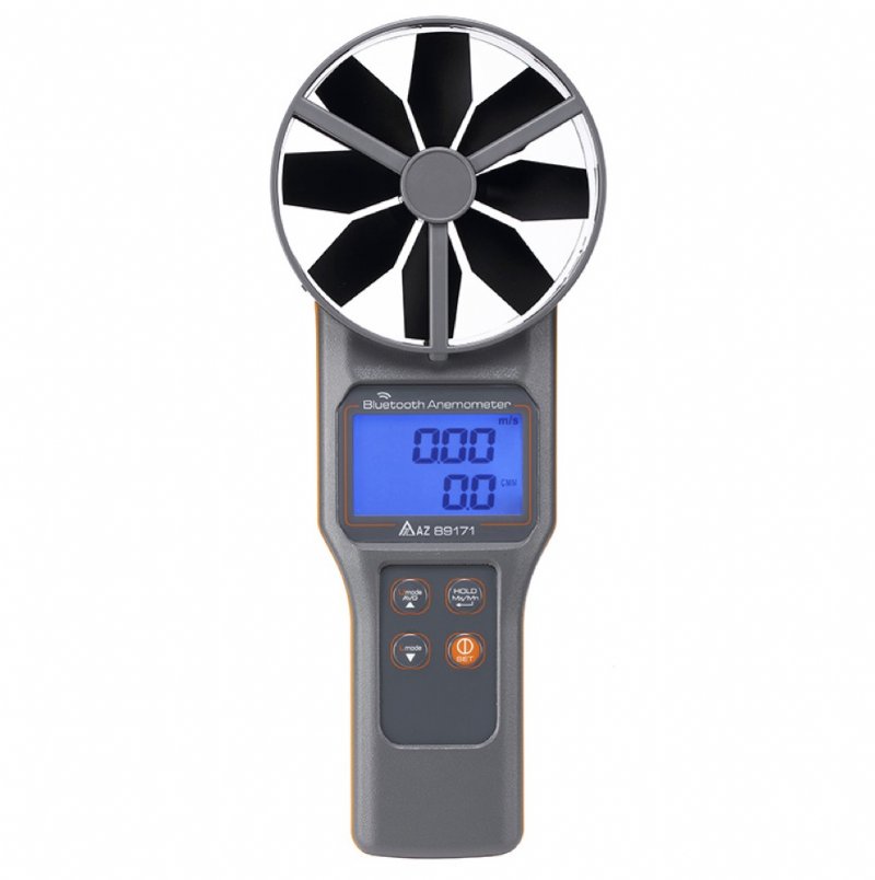 温度および湿度付き89171 AZ Bluetooth 4.0風速計