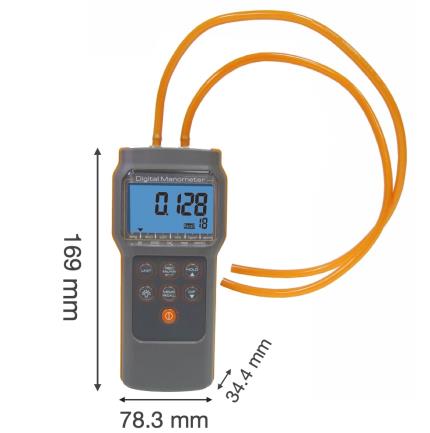 Un manómetro que muestra la presión del agua en el sistema de
