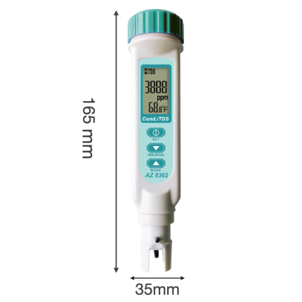 8362 AZ 寬量程電導 &amp; TDS水質檢測筆