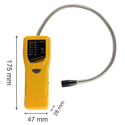 7201 AZ Digital Gas Leakage Detector