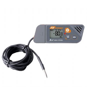 88164 AZ 超低溫溫度記錄器/外接PT1000溫度測棒/USB介面/免軟體