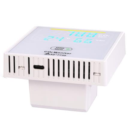 7730 Fest verdrahteter USB-CO2-Monitor mit doppeltem Stromeingang