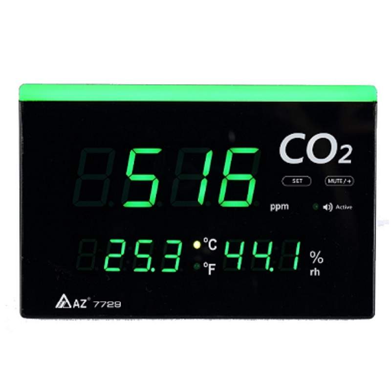7729 AZ CO2, Luftfeuchtigkeit, Temp. Monitor