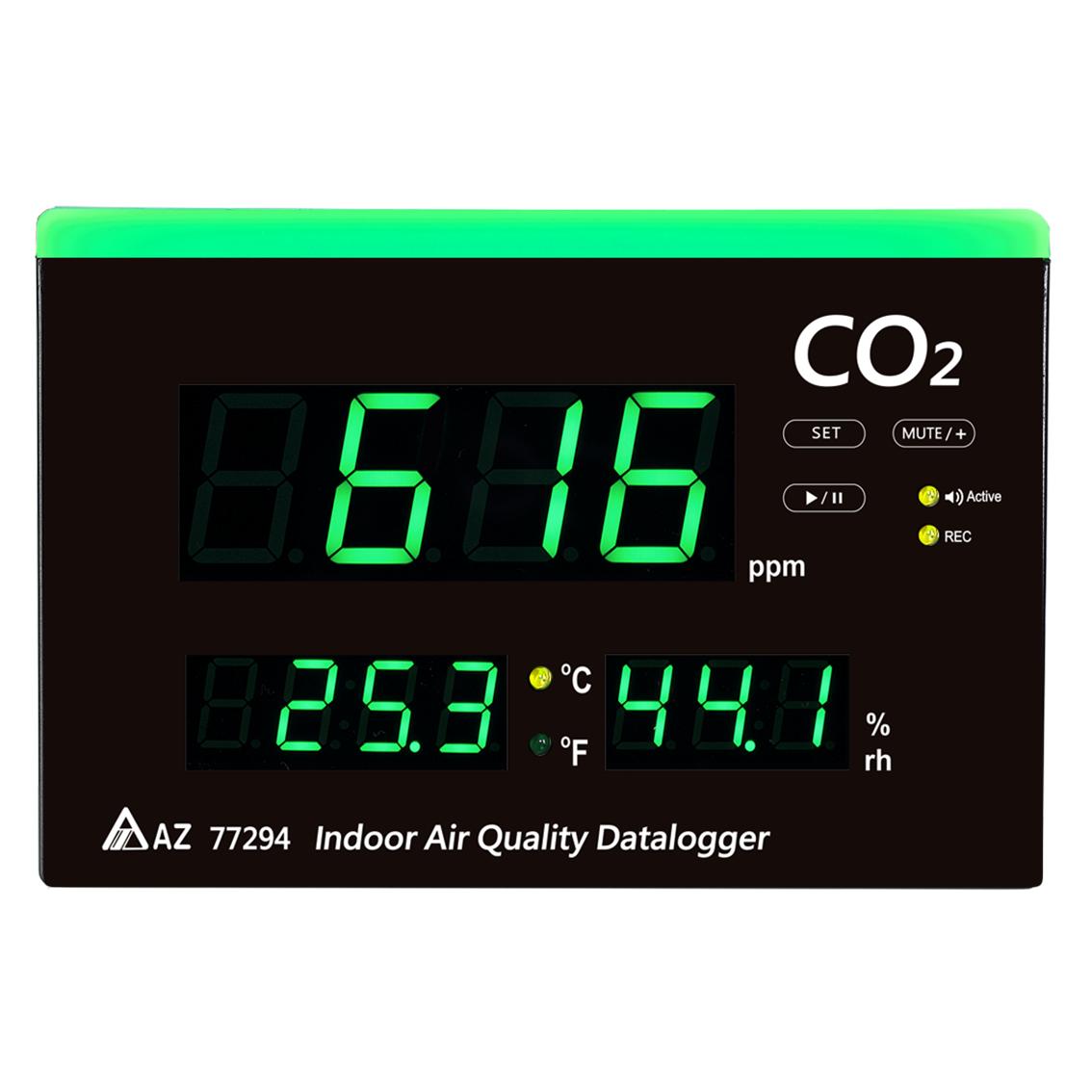 77294 AZ CO2、湿度、温度データ・ロガー