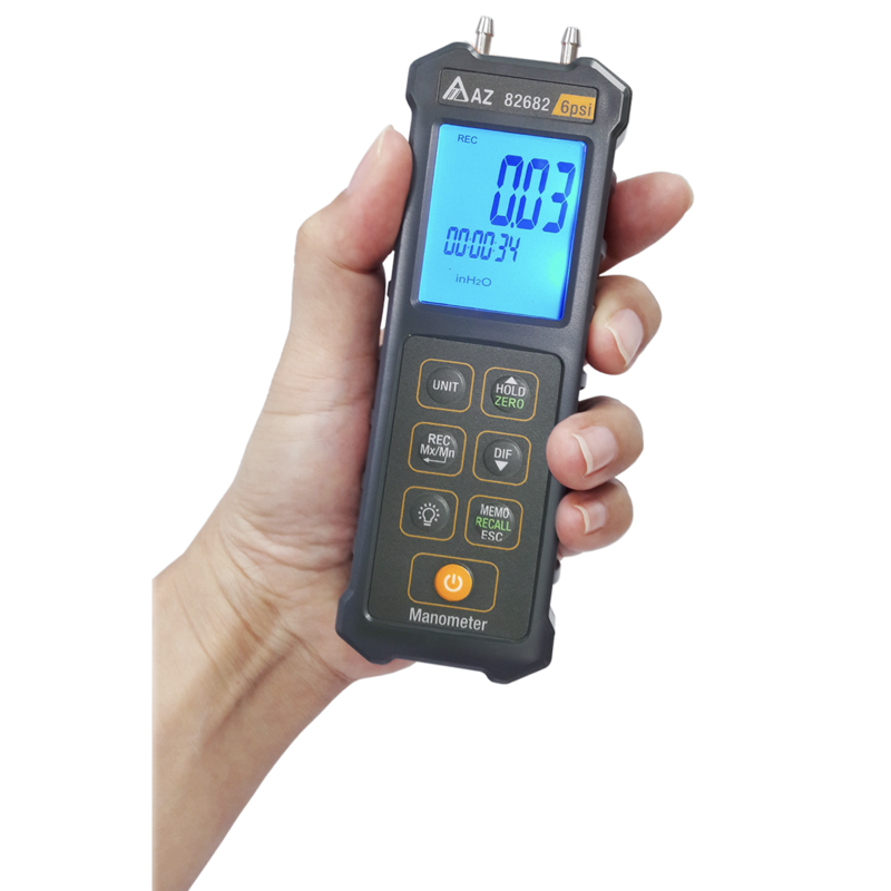 Pocket Digital 6 PSI 圧力計、82682 AZ - AZ Instrument Corp.