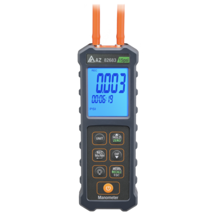 82683 Manómetro Digital de Bolsillo AZ de 15 PSI