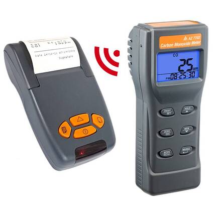 7702 AZ 고정확도 CO 미터, IR 출력 포함