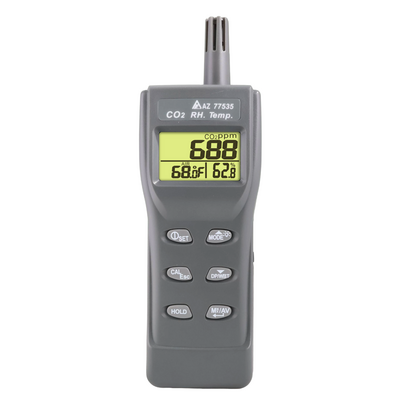 AZ 77535 NDIR CO2 Meter | CO2, Temp & Humidity Data Logger