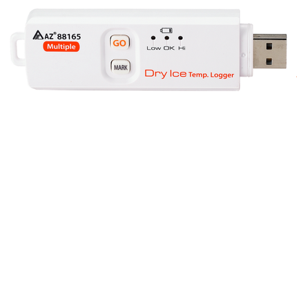 AZ 88165 Registrador de datos de temperatura USB configurable por el usuario con opciones de configuración flexibles