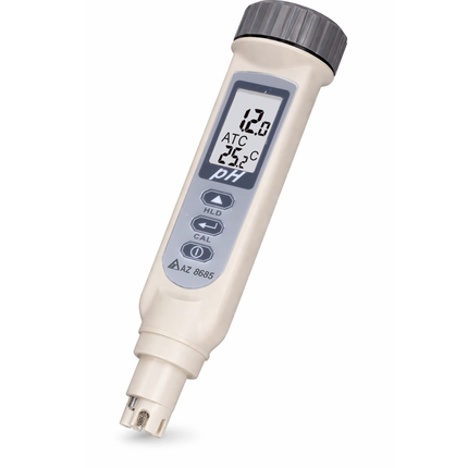 AZ 8685 Clear pH and temperature display, easy to read and use