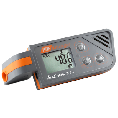 Registrador de datos de temperatura y humedad USB profesional AZ 88162.