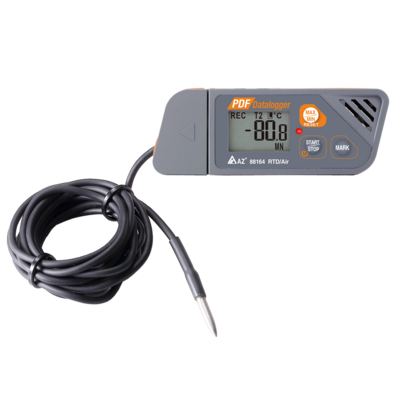 AZ 88164 Registrador de temperatura ultrabaja para liofilización
