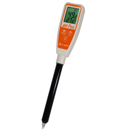 Product view of the 8694 food-grade pH tester with integrated waterproof housing.