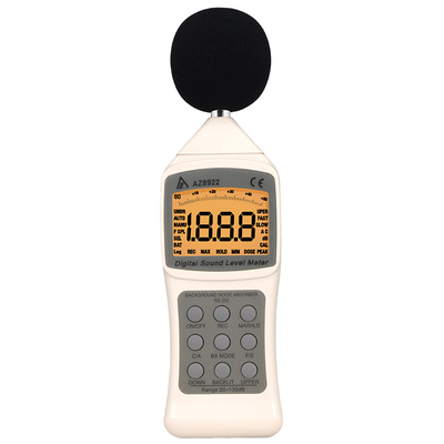 AZ 8922 Sound Level Meter Backlit LCD & BA Function