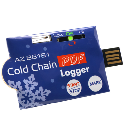 AZ 88181 Single-Use USB PDF Temperature Logger