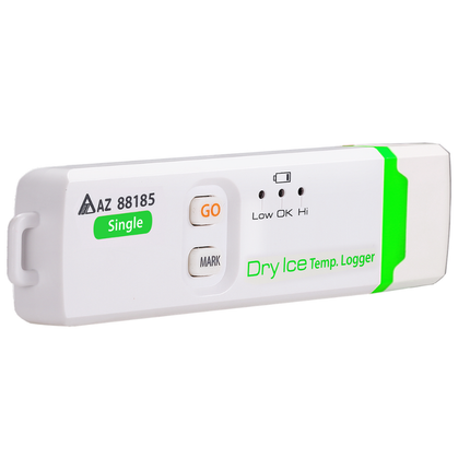 AZ 88185 Registrador de datos USB ligero para monitorización de la cadena de frío a temperaturas ultrabajas.