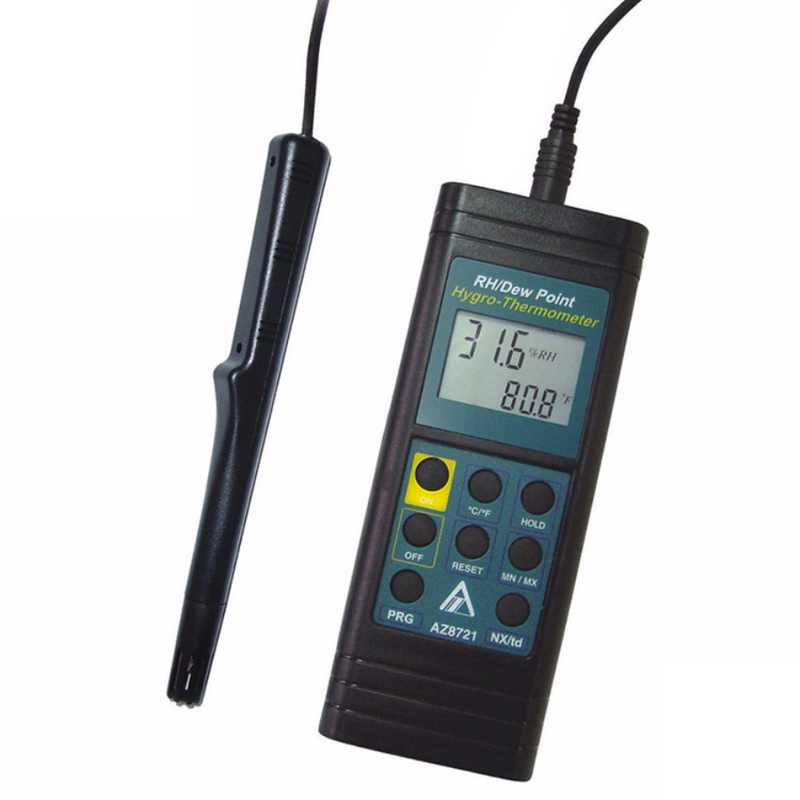 Humidity meter with audible high and low alarm function