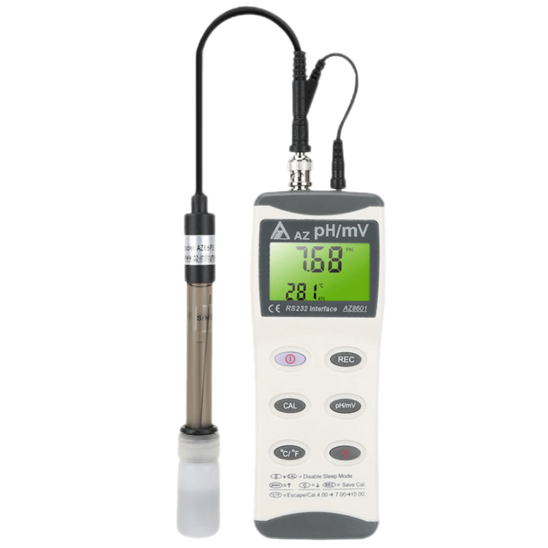 pHメーター 8601 Portable Digital pH & ORP Meter with PC Link - AZ Instrument