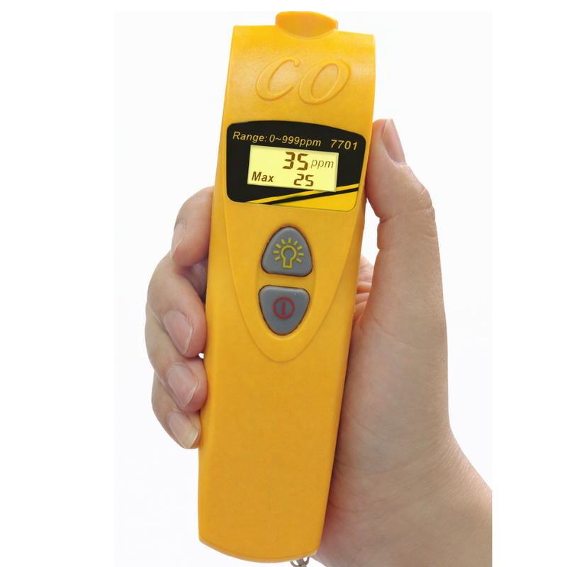 7701 AZ Portable CO meter with backlit LCD display