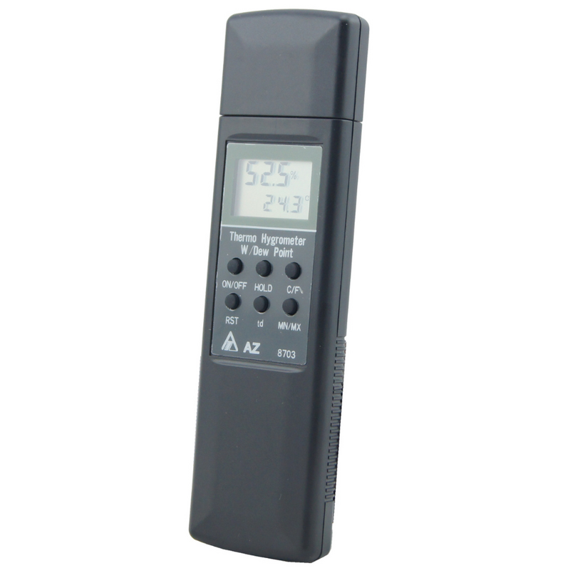AZ 8703 デジタルポケット型湿度・温度計（LCDディスプレイ付き）