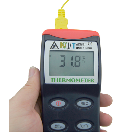 AZ 8851 K/J/T Thermocouple Meter, Stable & Linear Measurement