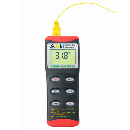AZ 8851 K/J/T Thermocouple Meter, Stable & Linear Measurement