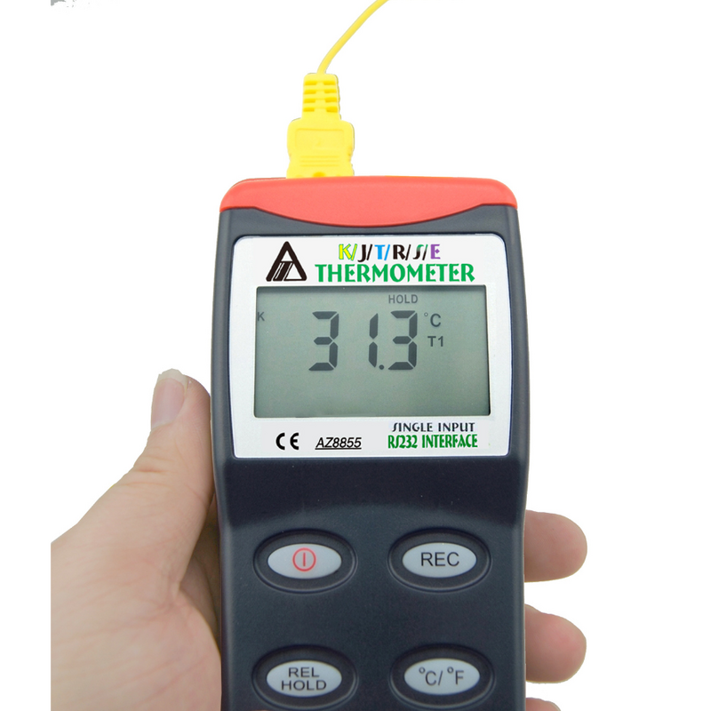 AZ 8855 6-Type Thermocouple Meter, Maximum Compatibility