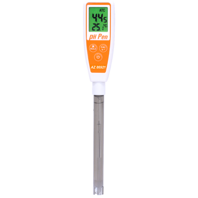 AZ 86921 Low Ionic pH pen meter featuring the ATC sensor for temperature compensation.