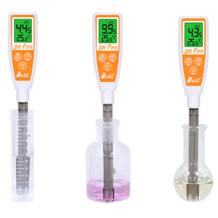 Detailed shot of the AZ 86921 slender electrode tip for narrow container entry