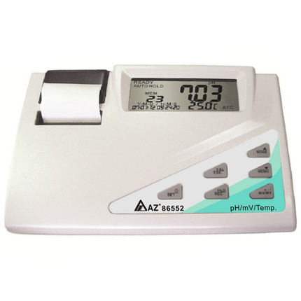 Phページ AZ 86552 Benchtop pH & ORP printer with pH Probe Kit