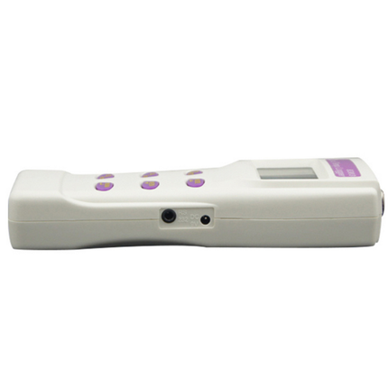 AZ 8301 meter with output port for real-time data transmission and external power DC jack.
