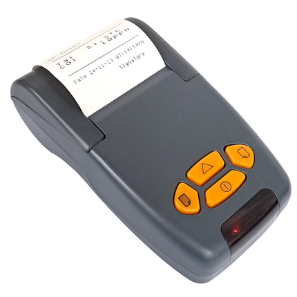 Impresora térmica infrarroja económica AZ 88998 con receptor IR e indicadores LED.
