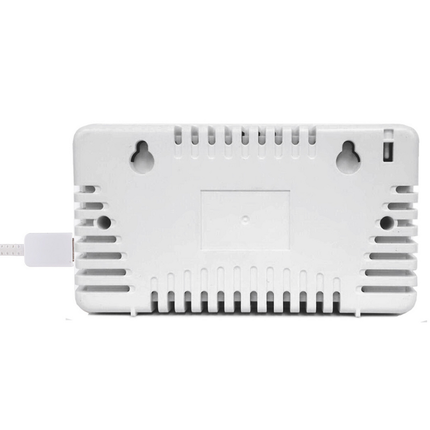 Back view of AZ 7727 CO2 monitor featuring built-in wall mount hole.