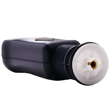 Left profile of AZ 8001 Contact Tachometer with ergonomic pocket-sized design.