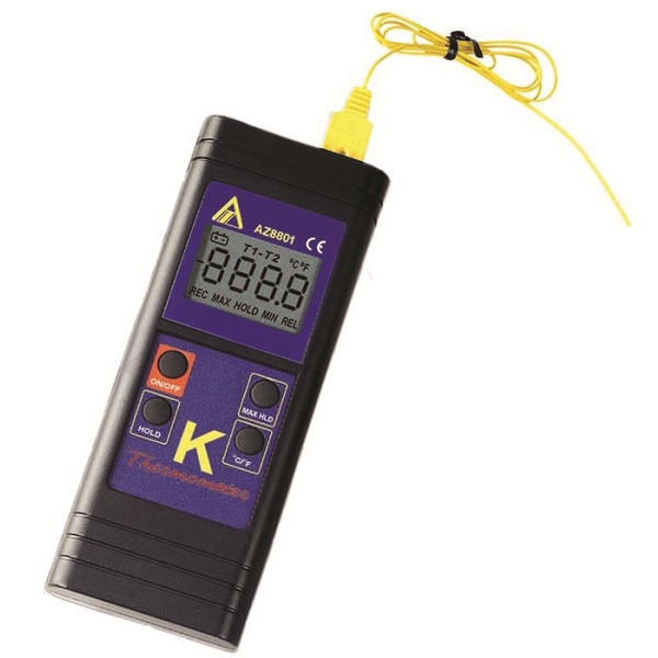 8801 AZ Single Channel K Type Thermocouple Thermometer