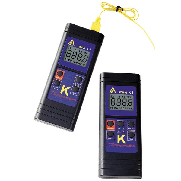 8803 AZ Dual Channel K Type Thermocouple Thermometer