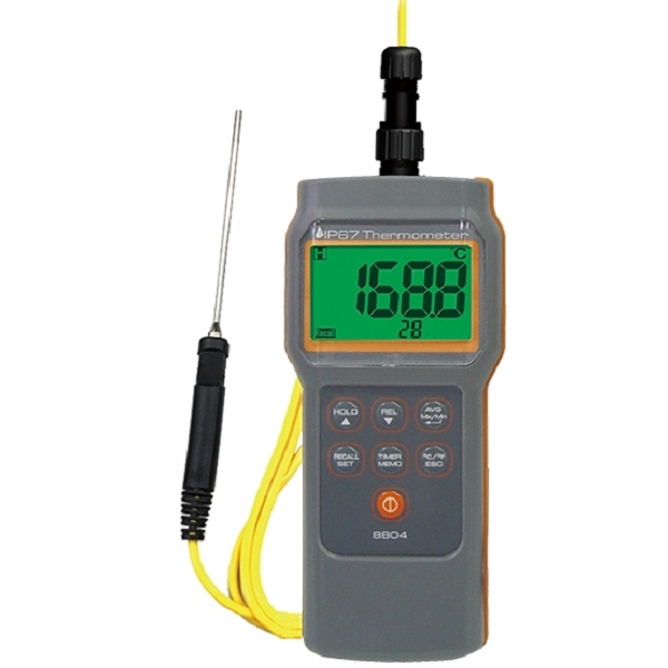 8804 AZ IP67 HACCP K type Thermocouple Thermometer with memory