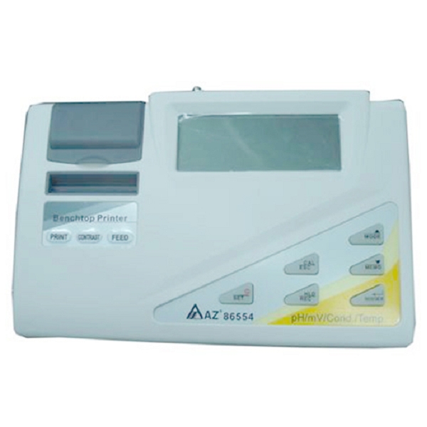 86554 AZ Bench Top Water Quality Meter Printer - pH/ORP/Electrical Conductivity EC