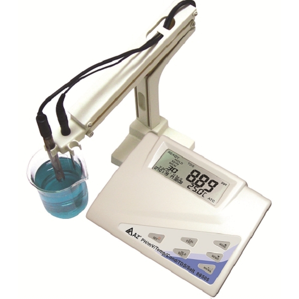86505 AZ Multi parameter Bench Top Water Quality Meter - pH/ORP/Cond./TDS/Salinity